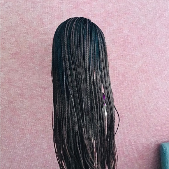 Beautiful Free Part Synthetic Lace Front Box Braids Wig with Baby Hair - Picture 10 of 15